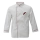 thumbnail image 3 of Chaquetas Unisex Chef Ropa Chaqueta de de Manga para proteger Bolsillo Izquierdo Pecho, Cruzado XXL Yotijar Uniforme de chaqueta para hombre, 3 of 10