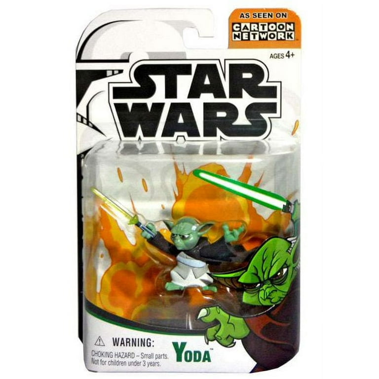 Star Wars Clone Wars Cartoon Network Yoda Action Figure
