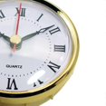 thumbnail image 4 of Classic Clock Movement 80mm Round Roman Numeral Quartz Clock Insert with Gold Trim Home Decor for DIY Crafts Supplies Accessories, 4 of 4