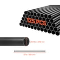thumbnail image 6 of VEVOR 125 Pack Deck Balusters, 26 in Aluminum Railing Spindles, 3/4 in Diameter Hollow Round Metal Decking Stair Balusters with Connectors, Screws, for Deck, Porch & Staircase Railing Fence, Black, 6 of 9