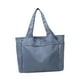 thumbnail image 3 of Bolso bolso de viaje bolso de viaje liviano bolso de lona plegable para mujeres sport gym bolso para viajes de compras al aire libre de vacaciones Azul, 3 of 8