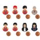 thumbnail image 2 of Bloques de construcción de Anime Slam Dunk Master Sakuragi Flower Path Kawa Maple Basketball Player Mini Action Doll Modelo de ladrillos de juguete para niños, 2 of 4
