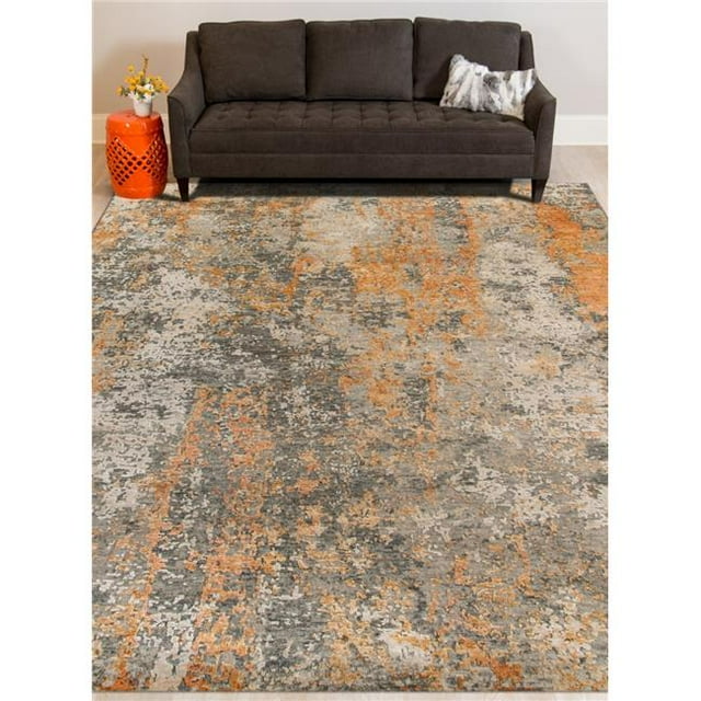 Amer Rug MYS140203 Mystique Orange Hand-Knotted Accent Rug - 2 x 3 ft.