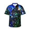 thumbnail image 2 of Gokiu Five Nights At Freddy'S for Hawaiian Shirt for Men Casual Button Down Beach Shirt with Pocket, 2 of 8