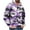 Purple, variant on Oversized Camo Graphic Hoodie Mens Print Long Sleeve Outdoor Hunting Sweatshirts with Kangaroo Pocket