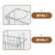 thumbnail image 3 of Raindrops Rack Para Esponja Y Escurridor Multifuncional De Acero Inoxidable Para Fregadero, 3 of 8
