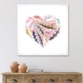 thumbnail image 3 of Designart 'Ethnic Feather In Heart Shape' Bohemian & Eclectic Framed Art Print, 3 of 4