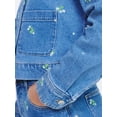 thumbnail image 5 of Free Assembly Women's Embroidered Cropped Denim Jacket, Sizes XS-XXL, 5 of 7