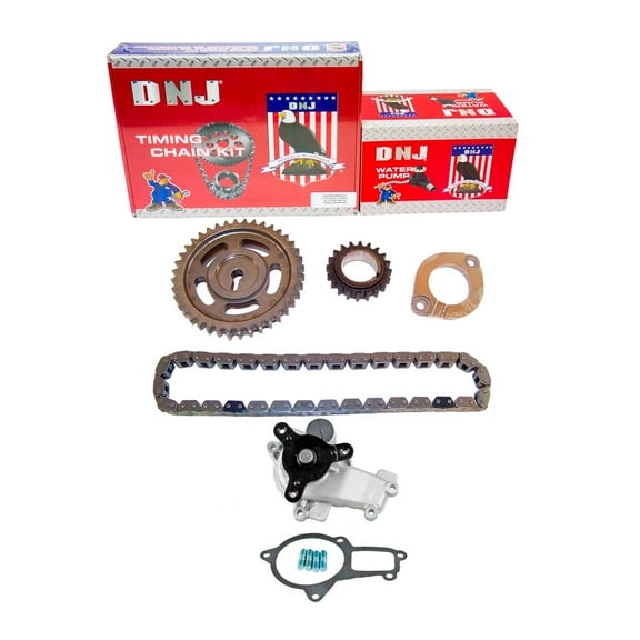 DNJ TK1138CWP Timing Chain Kit with Water Pump Fits Cars & Trucks 06-08 Chrysler 3.8L V6 OHV