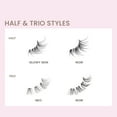 thumbnail image 6 of Kiss The New Natural False Eyelashes, Lash Extension Kit, Pearl Earring, 60 Trio Lash Clusters, 6 of 12