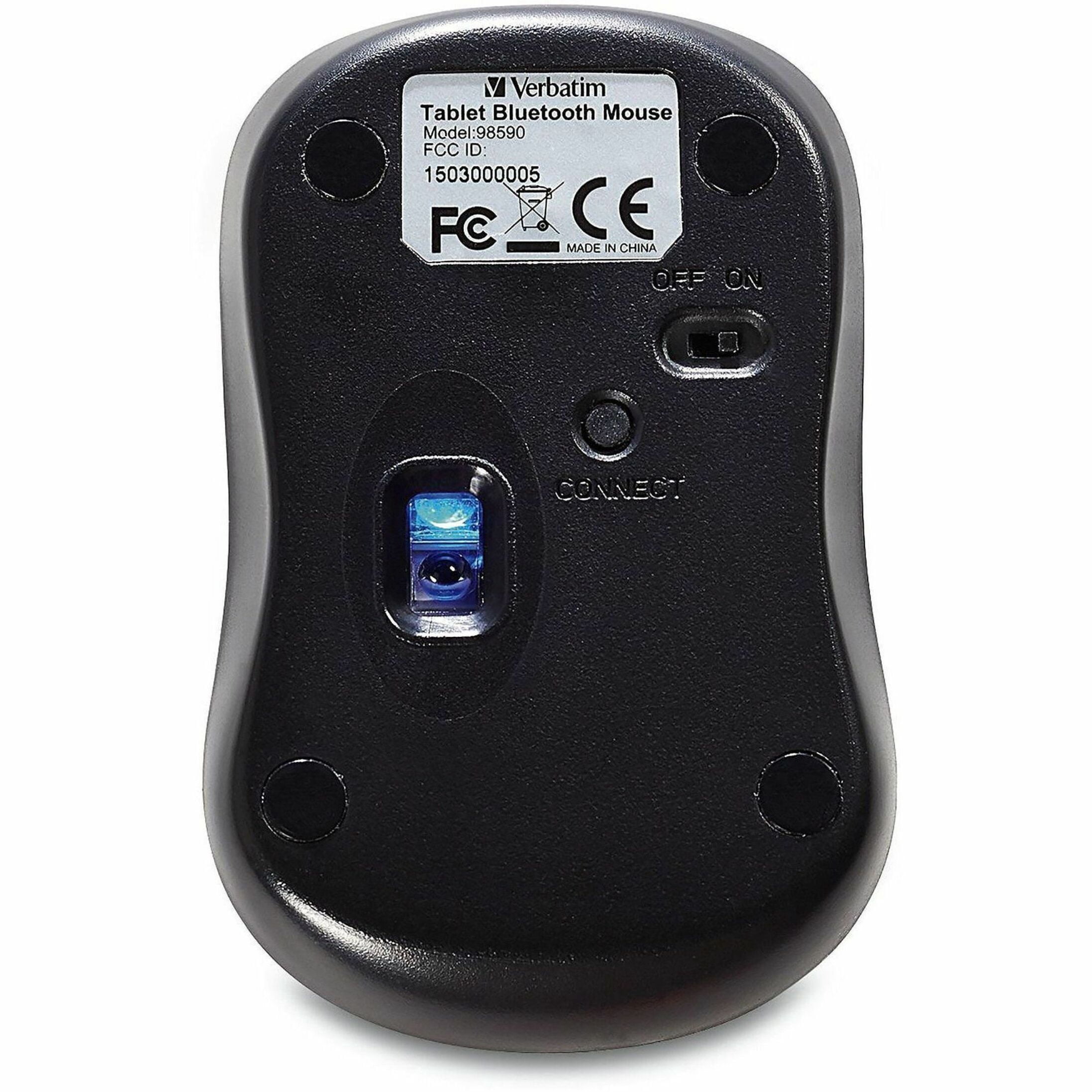 Verbatim, VER98590, Bluetooth Multi-Trac LED Tablet Mouse, 1