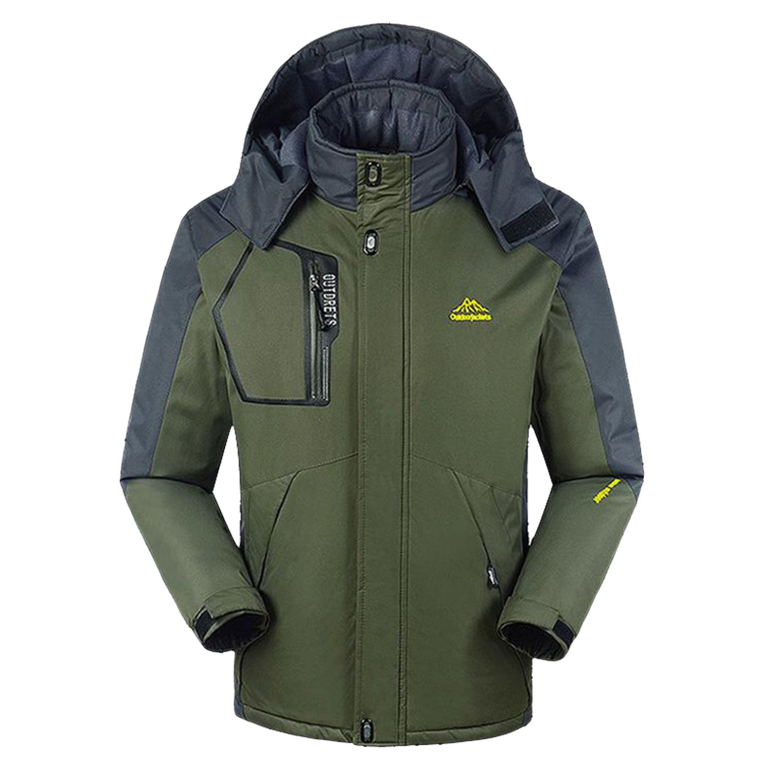Men's Mountain Waterproof Ski Jacket II Windproof Rain Jacket Winter Warm Snow Coat with Removable Hooded Men's Mountain Waterproof Ski Jacket II Windproof Rain Jacket Winter Warm Snow Coat with Removable Hooded