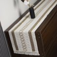 thumbnail image 2 of YASSINHE Microwave Oven Dust Cover Cotton Linen Fabric Cloth Protector Decorative Kitchen Appliance Cover-Stripe 3, 2 of 5