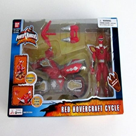 Power Rangers Hovercraft Cycle With 5-inch Red Ranger Figure