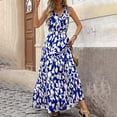 thumbnail image 2 of Drses Women Summer Dresses Casual Sleeveless Maxi Dresses Cute Floral Long Dress Wedding Guest Dress, 2 of 8