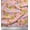 Peach, variant on Soimoi Blue Cotton Duck Fabric Leaves & Purple Floral Print Fabric by Yard 42 Inch Wide