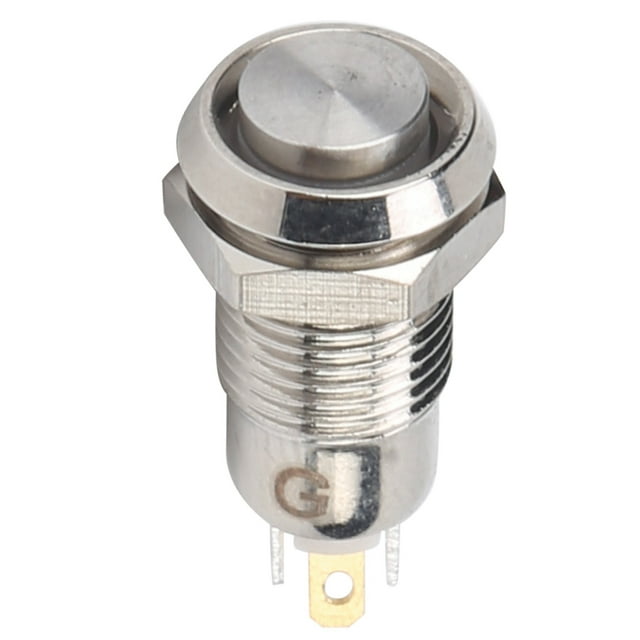 Interruptor pulsador, interruptor pulsador de 8 mm Interruptor pulsador Botón pulsador resistente al agua Rendimiento potente