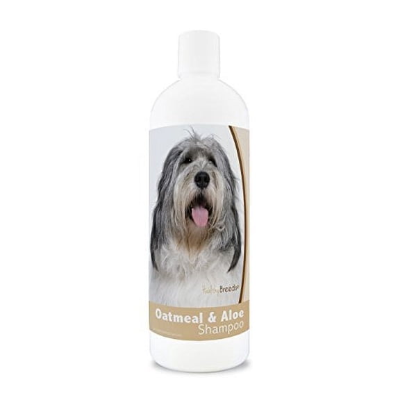 Healthy Breeds Polish Lowland Sheepdog Oatmeal Shampoo with Aloe 16oz Mild & Gentle for Sensitive Skin - Hypoallergenic Formula & pH Balanced