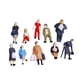 thumbnail image 5 of 29 piezas Mini pintadas de personas de la calle mixtas Street HO OO Layout, 5 of 6