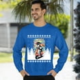 thumbnail image 3 of Christmas Sweatshirt, Born to Ride Dog on Scooter Christmas Sweatshirt, Funny Holiday Ugly Sweater, Festive Crewneck for Pet & Scooter Lovers, 3 of 5