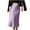 Purple, variant on New Summer Arrivals SMihono Women's Elegant Satin Skirts High Waisted Flared Casual Work Office Fishtail Bodycon Midi Skirt Solid Work Skirts Army Green 12
