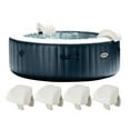 thumbnail image 1 of INTEX PureSpa Plus Spa Gonflable Rond et Coussins Appuie-Tête, Blanc (Lot de 4), 1 of 12