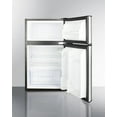 thumbnail image 3 of Summit 19" Wide 2-Door Refrigerator/Freezer - Stainless Steel, 3 of 4