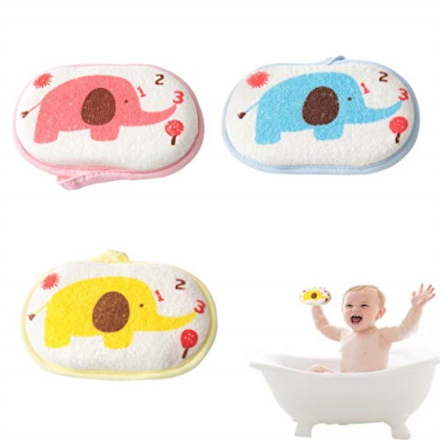 obtanim baby bath sponge soft foam scrubber natural sponge for bathing