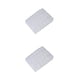 thumbnail image 2 of Seitruly Paquete de 50 pestañas de silicona para uñas, autoadhesivas, accesorios para mujeres, grifo adhesivo, pasador de doble cara, diseño 2piezas, 2 of 6