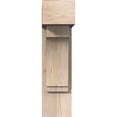 thumbnail image 2 of Ekena Millwork 7 1/2"W x 20"D x 28"H Imperial Block Smooth Bracket w/ Offset Brace, Douglas Fir, 2 of 25