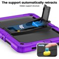 thumbnail image 3 of XYX for Samsung Galaxy Tab A9+ Plus Case 11 inch (Model: SM-X210/X216/X218), 3in1 Heavy Duty Shockproof Tablet Case with Stand, Shoulder Strap, Purple, 3 of 7