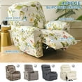 thumbnail image 4 of Recliner Slipcovers -Pieces Lazyboy Recliner Covers Recliner Couch Covers Recliner Chair Cover Non Slip Reclining Slipcovers with Storage Pockets Furniture Protector for Living Room, 4 of 8