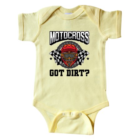 

Inktastic Motocross Dirt Biking Got Dirt Gift Baby Boy or Baby Girl Bodysuit