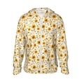 thumbnail image 1 of Fotbe Brown Leaf Sunflower Chaqueta con Protección Solar UPF 50+ para Hombre y Mujer, Camisa con Capucha y Bolsillos-Large, 1 of 7
