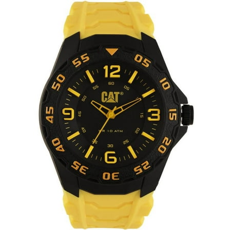 Men's CAT Caterpillar Motion Black And Yellow Watch LB11127137