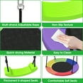 thumbnail image 4 of YORIN Trampoline, 1200LBS 12FT 14FT 15FT 16FT 8FT 10FT Trampoline for 4-5 Adults/ Kids, with Enclosure Net, Swing, Basketball Hoop, Ladder, Outdoor Anti-Rust Heavy Duty Round Recreational Trampoline, 4 of 7
