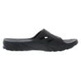 thumbnail image 2 of Fila Tydall Slide PS Boys Shoes Size 2, Color: Black/Red, 2 of 5