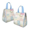 thumbnail image 2 of Pioneer Flower Floral Print Pattern Insulated Lunch Bag for Women & Adults,Large Portable Soft Cooler Lunch Bag,Thermal Food Storage Tote with Pearl Cotton,8.66L,8.75x5.75x9.5 Inch, 2 of 6