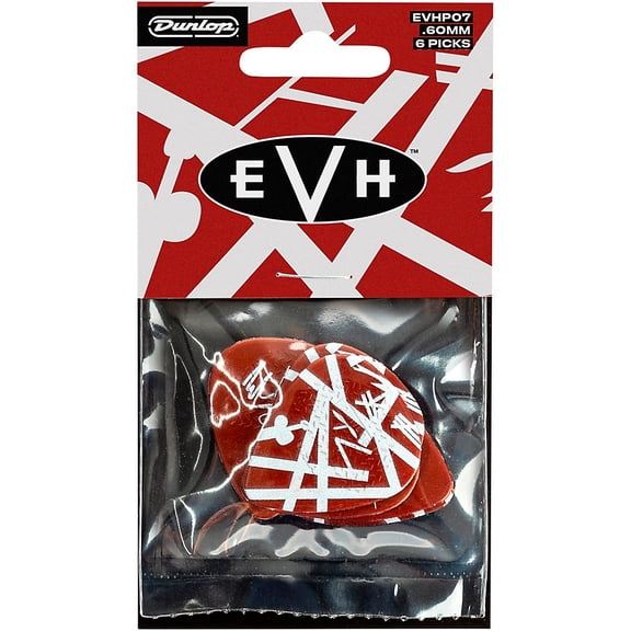Eddie Van Halen Guitar Picks EVH Shark Max Grip .60mm 6-Pack