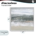 thumbnail image 4 of Stupell Industries Contemporary Subdued Pastel Tides White Framed Giclee Art, 17 x 17, by Ethan Harper, 4 of 8