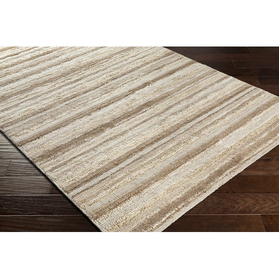 BoutiqueRugs Greenbackvile Traditional Area Rug - Dark Brown, Olive, Peach - 2' x 3'