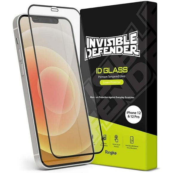 Ringke Protection d'Écran Invisible Defender Compatible avec l'Iphone 12, l'Iphone 12 Pro, Verre Trempé
