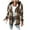 Brown-1, variant on RQYYD Women's Plaid Flannel Plaid Shacket Button Up Hooded Long Sleeve Fleece Jacket Winter Coat with Side Pockets