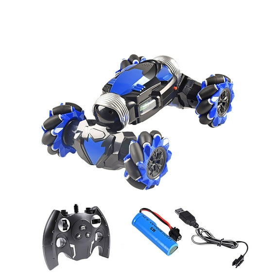 Mini Storms Drift Car, 1/43 Scale 2.4g Full Slidestorm Rc Drift Car, 2025 New Rc Electric Mini Racing Drift Car, Slide Storms Drift Cars with Lights Kit, Feel The Joy of Driving (Blue)