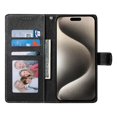 thumbnail image 3 of Funda para FOXDOCK iPhone 15 Pro – Cuero Premium, 3 ranuras para tarjetas, Protección contra impactos, 3 of 5