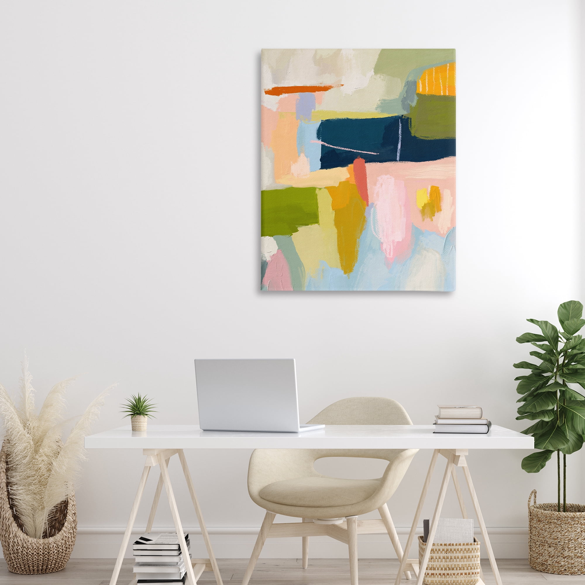 Stupell Industries Pastel Wonder Smattering Canvas Wall Art, design by Lisa Nohren