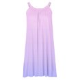 thumbnail image 4 of Vestido de verano para mujer, estampado, sin mangas, con cuello, sexy, informal, fluido, para la playa OAVQHLG3B Store  lin121212, 4 of 4