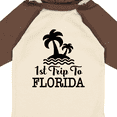 thumbnail image 4 of Inktastic First Trip to Florida Vacation Boys or Girls Long Sleeve Baby Bodysuit, 4 of 5