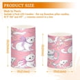 thumbnail image 3 of Set of 2 Flameless Candles Lights with Remote Control Flickering LED Candles Electric Candles for Home Decor Parties White Cat Pattern, 3 of 7