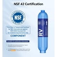 thumbnail image 2 of Filtro de agua Stokk RV certificado NSF con manguera flexible, paquete de 4, 2 of 9